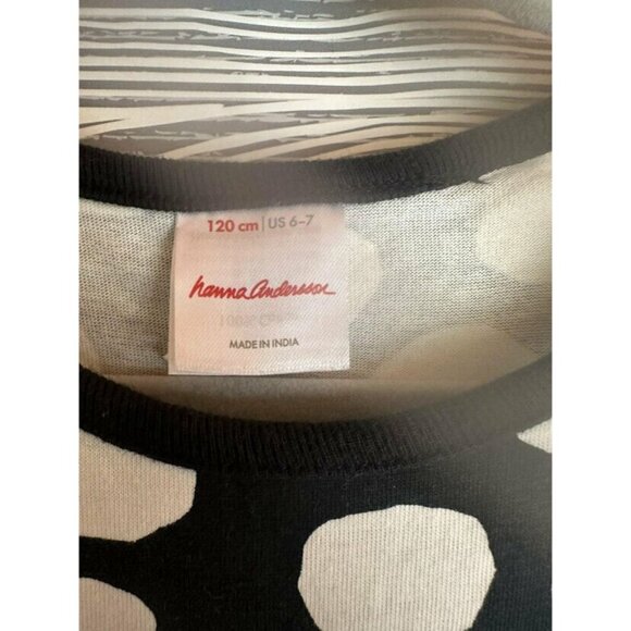 Hanna Black & White Dot Dress VGUC - Picture 3 of 5